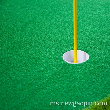 Golf Mat Mini Custom Menempatkan Luar Hijau